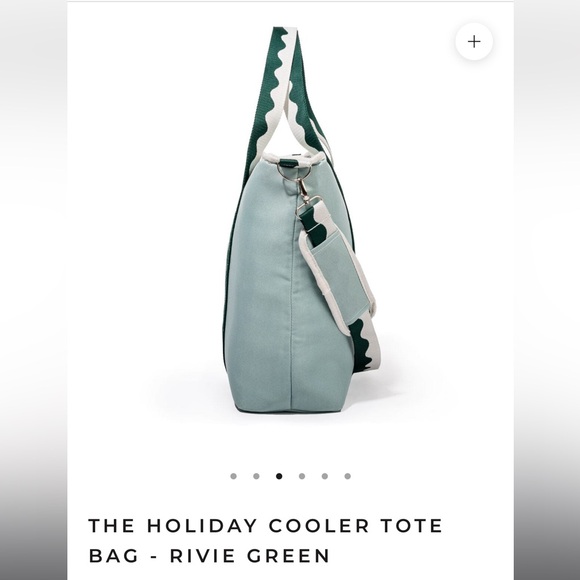 NWT- Business‎ & Pleasure- THE HOLIDAY COOLER TOTE BAG - RIVIE GREEN - Picture 5 of 11